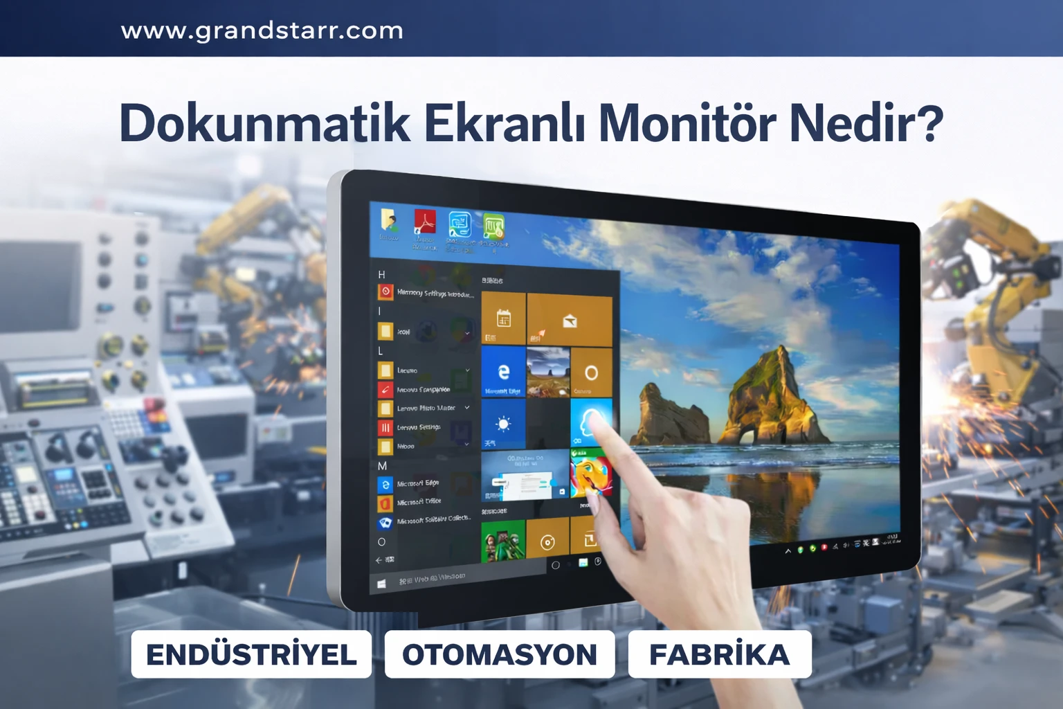 Dokunmatik Ekranlı Monitör Nedir?